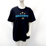 GUCCI Short sleeve T-shirt GUCCI BAND cotton Black mens New