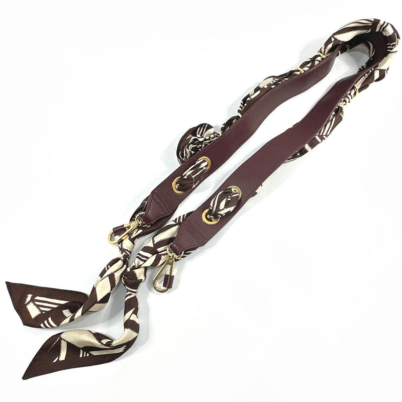 Chloe Shoulder strap leather wine-red Women Second hand