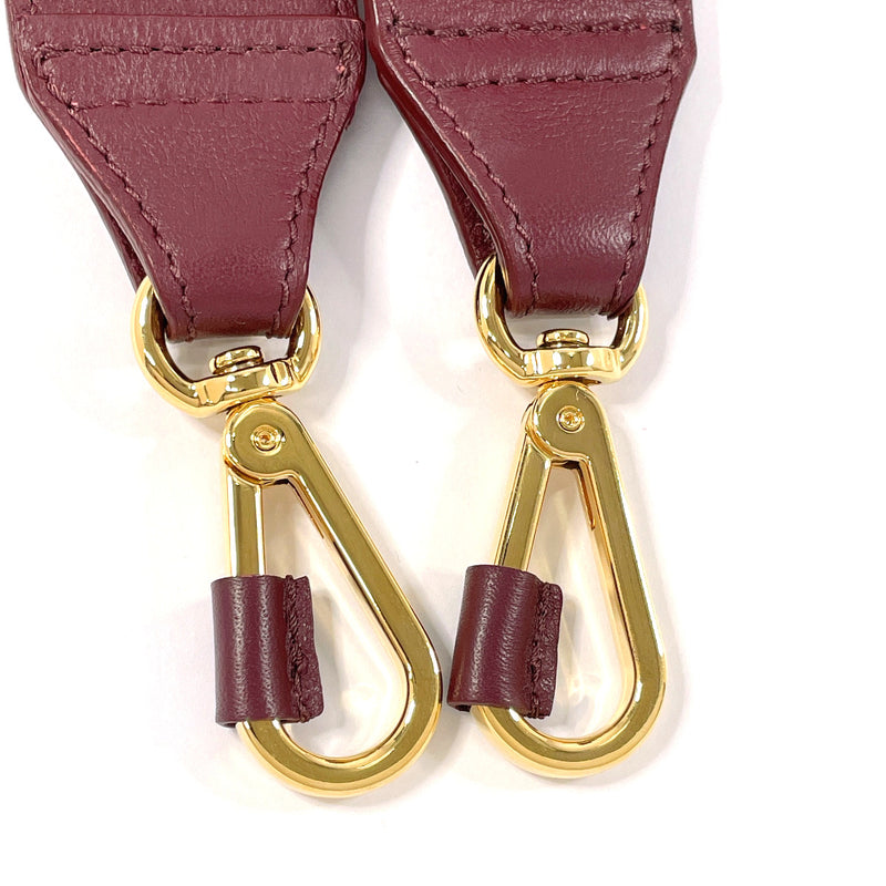 Chloe Shoulder strap leather wine-red Women Second hand