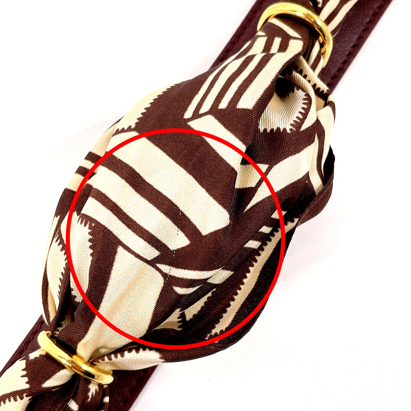 Chloe Shoulder strap leather wine-red Women Second hand