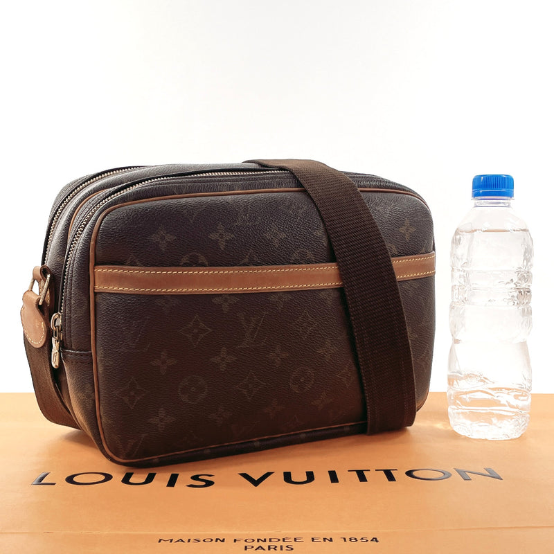 LOUIS VUITTON Shoulder Bag M45254 Reporter PM Monogram canvas Brown unisex Second hand