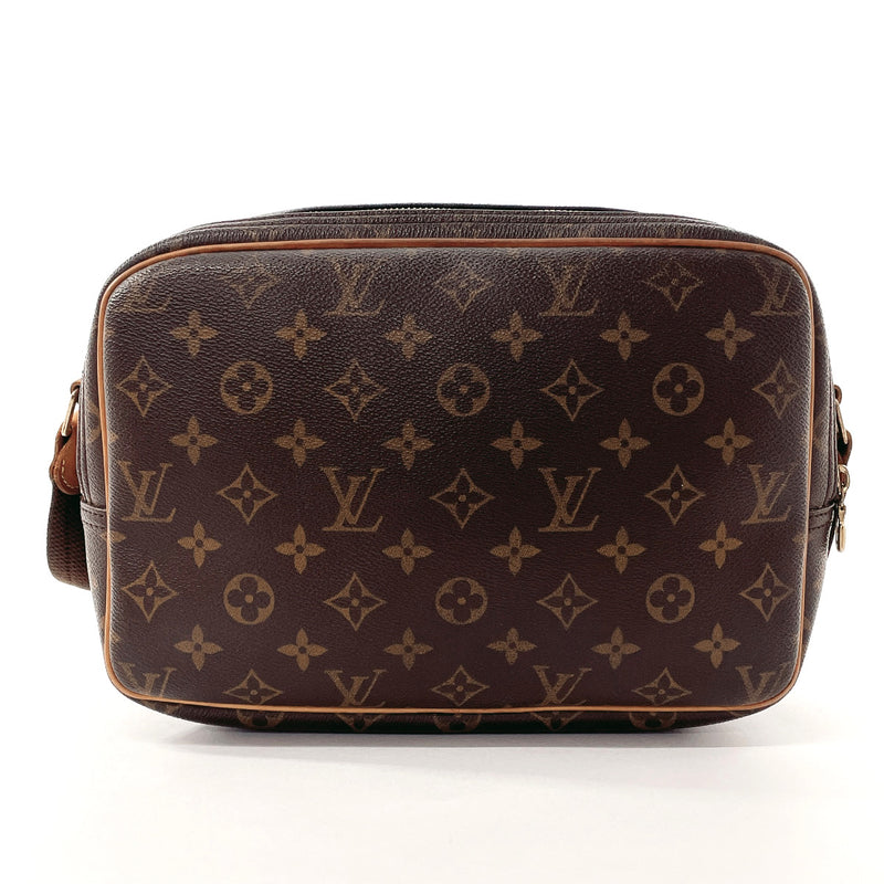 LOUIS VUITTON Shoulder Bag M45254 Reporter PM Monogram canvas Brown unisex Second hand