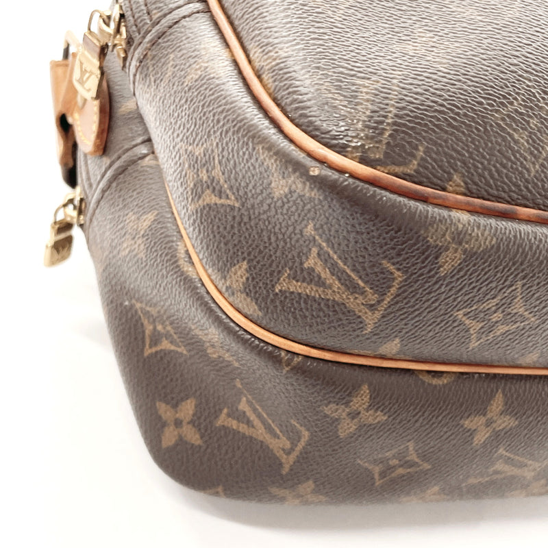 LOUIS VUITTON Shoulder Bag M45254 Reporter PM Monogram canvas Brown unisex Second hand