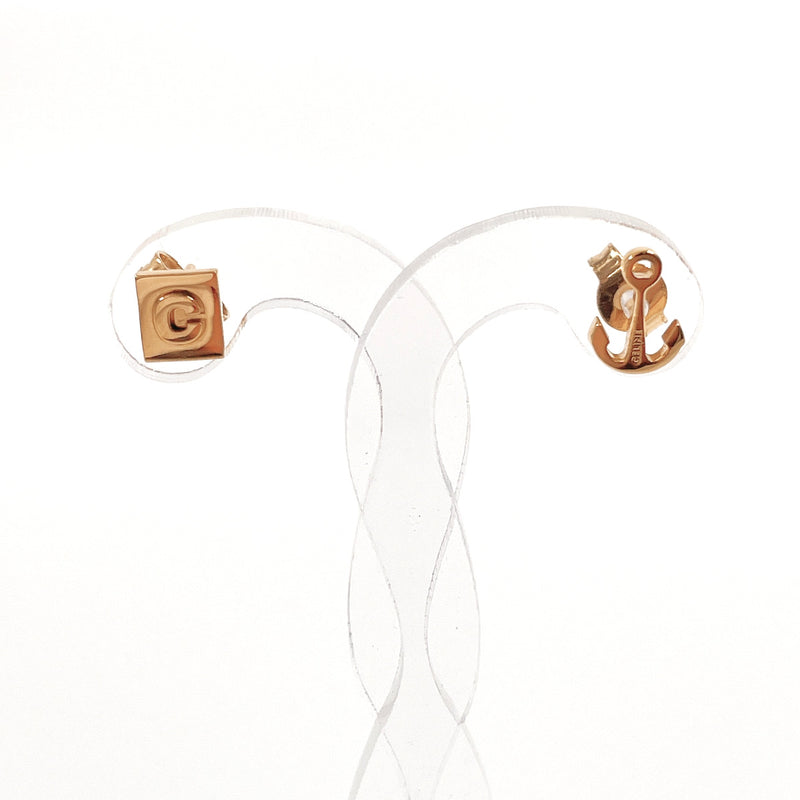 CELINE earring anchor motif metal gold Women Second hand