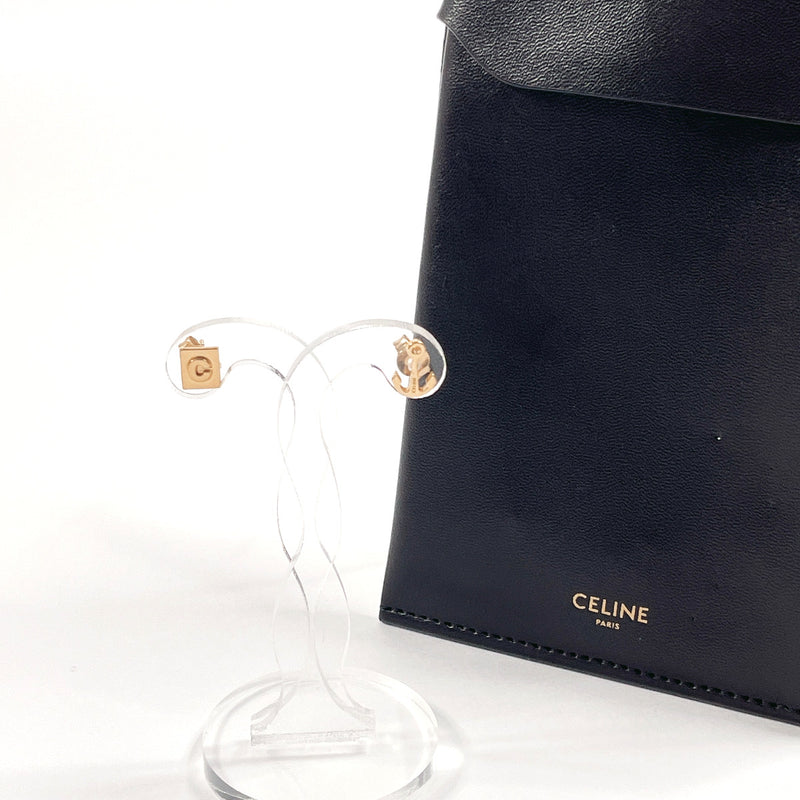 CELINE earring anchor motif metal gold Women Second hand