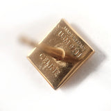 CELINE earring asymmetry metal gold Women Second hand