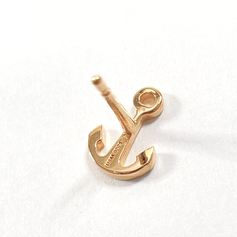 CELINE earring anchor motif metal gold Women Second hand