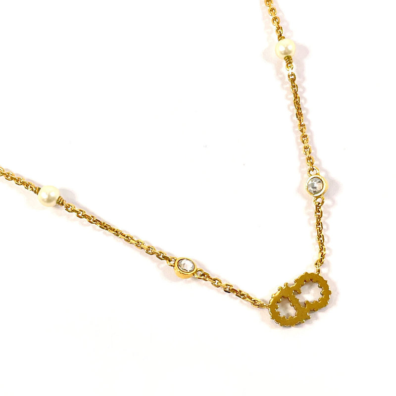 Christian Dior Necklace CLAIR D LUNE metal/Rhinestone gold Women Second hand