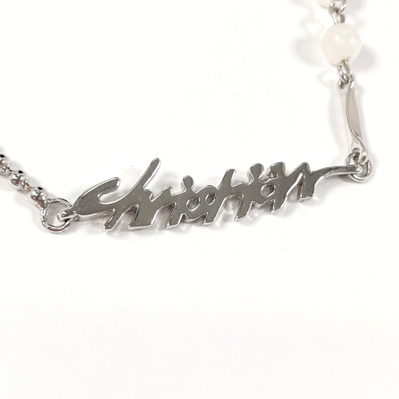 Christian Dior Necklace logo metal Silver Women Second hand