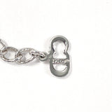 Christian Dior Necklace logo metal Silver Women Second hand
