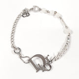 Christian Dior bracelet logo metal Silver Women Second hand