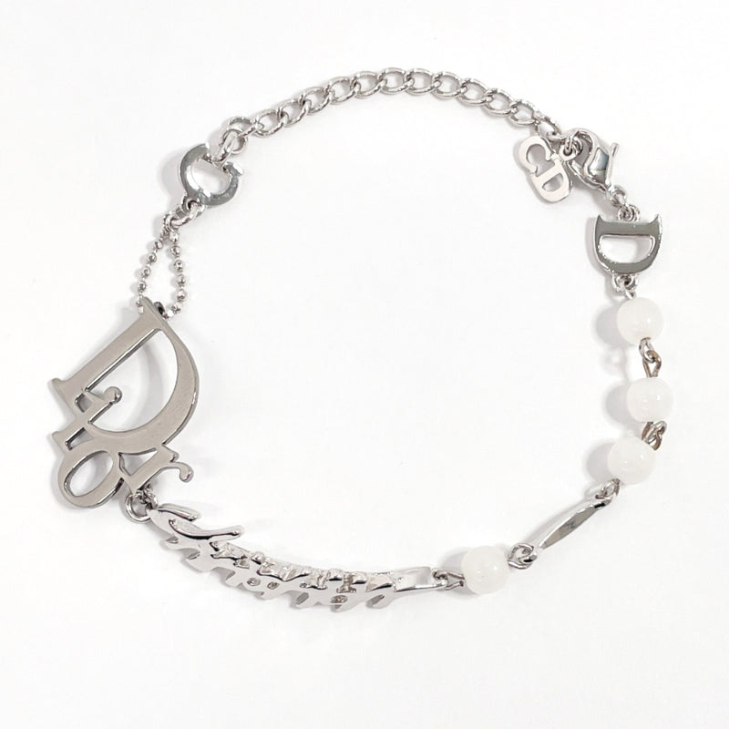 Christian Dior bracelet logo metal Silver Women Second hand