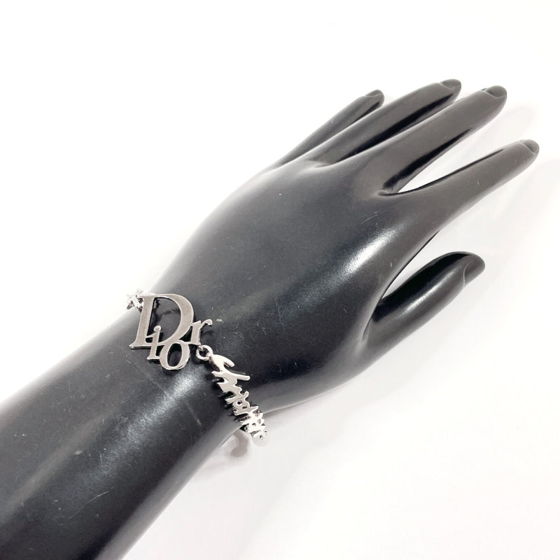 Christian Dior bracelet logo metal Silver Women Second hand
