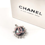 CHANEL Pendant top COCO Mark metal/Rhinestone Silver 02 C Women Second hand