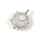 CHANEL Pendant top COCO Mark metal/Rhinestone Silver 02 C Women Second hand