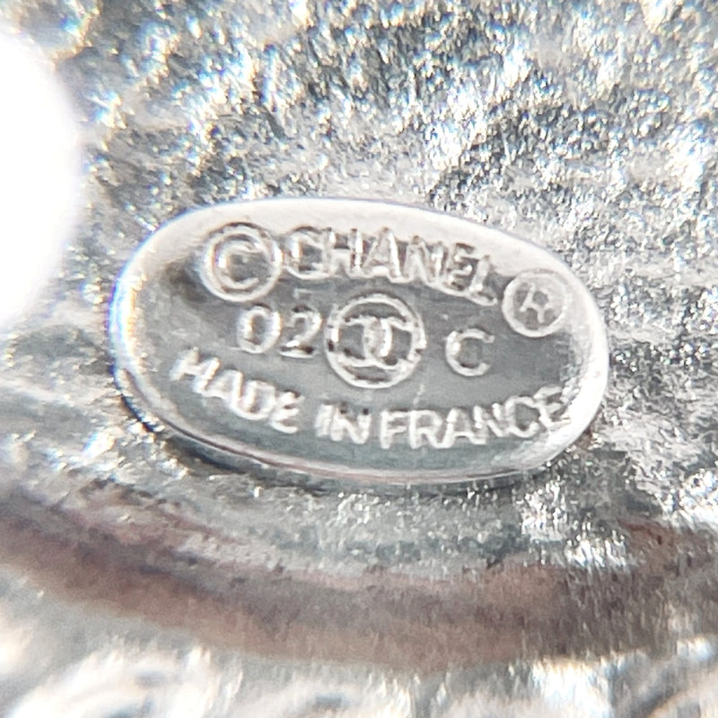 CHANEL Pendant top COCO Mark metal/Rhinestone Silver 02 C Women Second hand