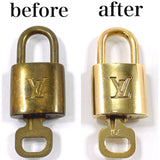 LOUIS VUITTON Cadena brass gold unisex Second hand