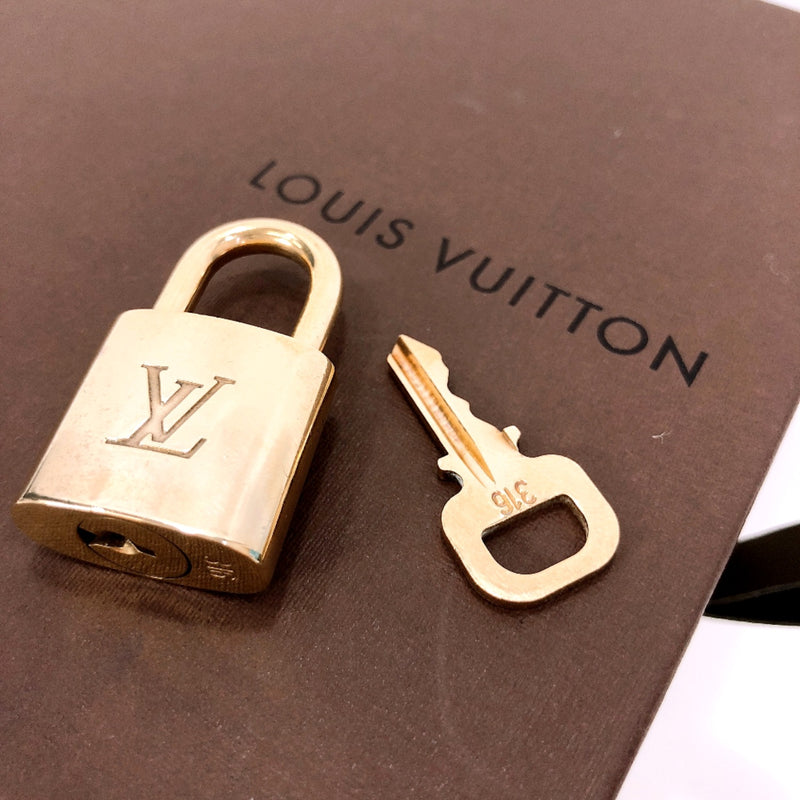 LOUIS VUITTON Cadena brass gold unisex Second hand
