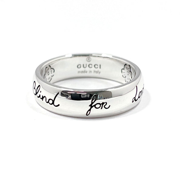 GUCCI Ring Blind for Love Silver925 #10(JP Size) Silver Women Used