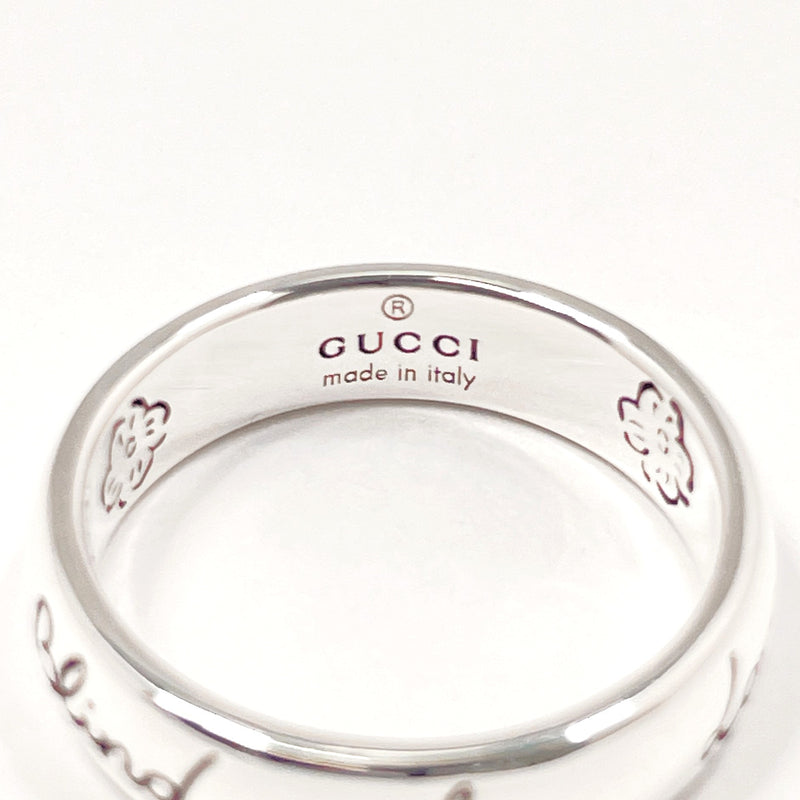 GUCCI Ring Blind for Love Silver925 #10(JP Size) Silver Women Used