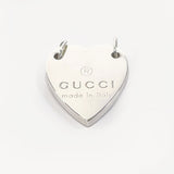 GUCCI Pendant top Heart tag Silver925 Silver Women Used