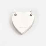 GUCCI Pendant top Heart tag Silver925 Silver Women Used