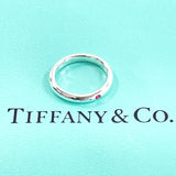 TIFFANY&Co. Ring Stacking band Elsa Peretti Silver925/Ruby #US 3 3/4 Silver Women Second hand