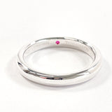 TIFFANY&Co. Ring Stacking band Elsa Peretti Silver925/Ruby #US 3 3/4 Silver Women Second hand