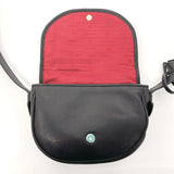 LOEWE Shoulder Bag 377.79.753 Heritage leather Black Women Used