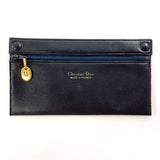 Christian Dior Shoulder Bag ChainShoulder vintage leather Navy Women Used