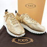 TOD’S sneakers XXW80A0W590MTZ leather gold Women New