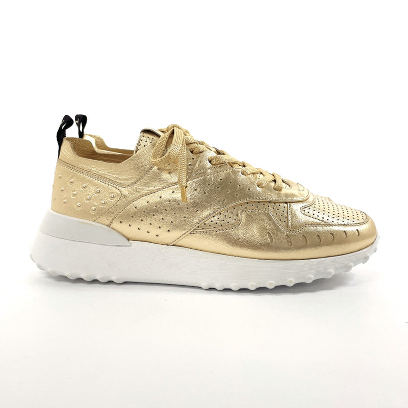 TOD’S sneakers XXW80A0W590MTZ leather gold Women New