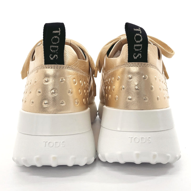 TOD’S sneakers XXW80A0W590MTZ leather gold Women New