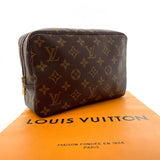 LOUIS VUITTON Pouch M47524 Truth Wallet 23 Monogram canvas Brown unisex Used