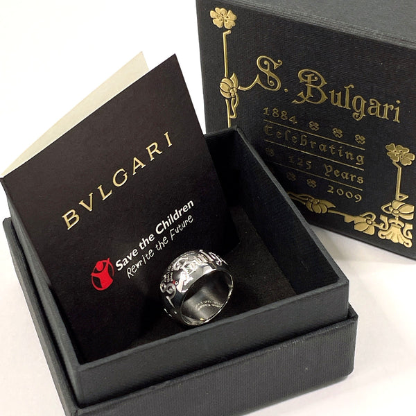 BVLGARI Ring Save the Children Charity Silver925 #11.5(JP Size) Silver Women Used