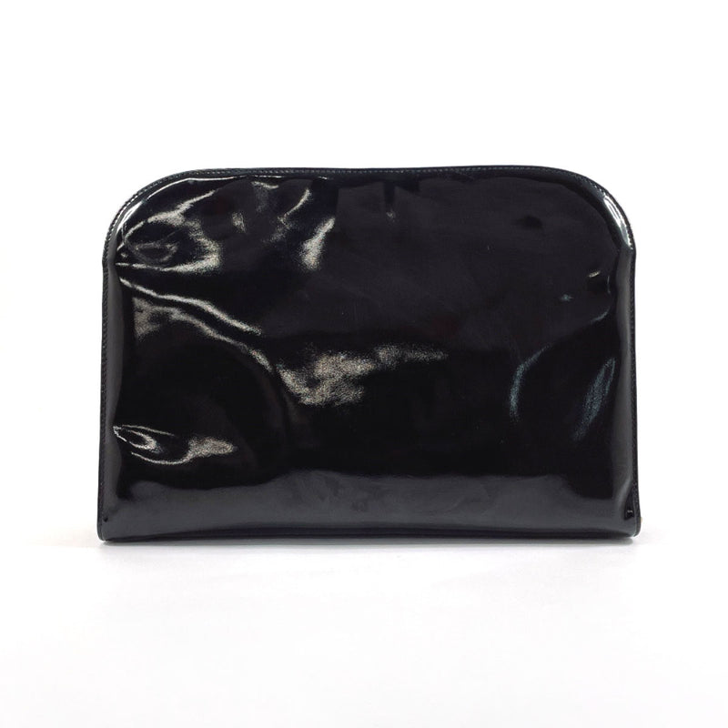 Salvatore Ferragamo Shoulder Bag P21 0587 Gancini ChainShoulder Patent leather Black Women Used