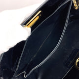 Salvatore Ferragamo Shoulder Bag P21 0587 Gancini ChainShoulder Patent leather Black Women Used