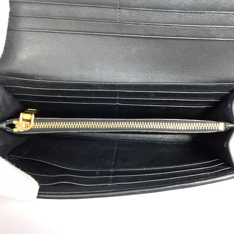 MIU MIU purse 5MH109 Materasse leather Black Women Used