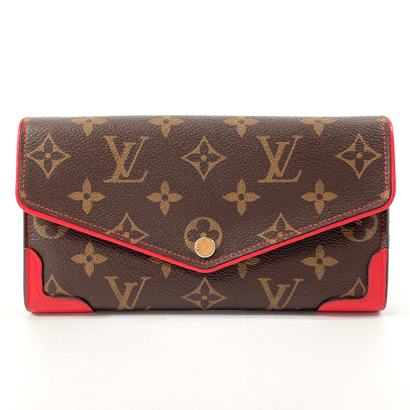 LOUIS VUITTON purse M61184 Portefeuille Sala Retiro Monogram canvas Brown Brown Women Used