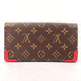 LOUIS VUITTON purse M61184 Portefeuille Sala Retiro Monogram canvas Brown Brown Women Used