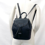 LOEWE Backpack Daypack leather Navy Women Used