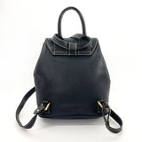 LOEWE Backpack Daypack leather Navy Women Used