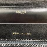 CELINE Shoulder Bag vintage leather Black Women Second hand