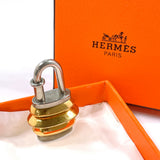 HERMES Cadena lanthanum 1991 limited metal Silver Silver unisex Second hand