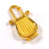 HERMES Cadena harp 1996 limited metal gold unisex Second hand