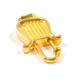 HERMES Cadena harp 1996 limited metal gold unisex Second hand