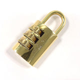 LOUIS VUITTON Cadena Dial padlock padlock brass gold unisex Second hand