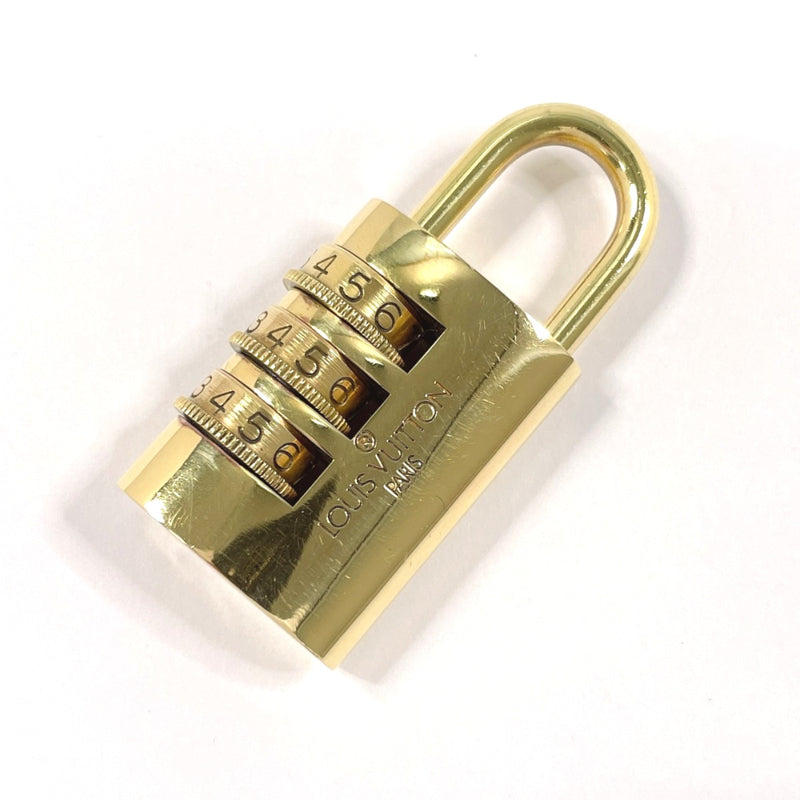 LOUIS VUITTON Cadena Dial padlock padlock brass gold unisex Second hand