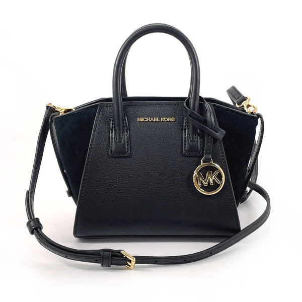 Michael Kors Handbag 35F4G4VC0L Satchel Extra Small 2WAY leather/Suede Black Women New