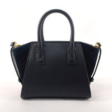 Michael Kors Handbag 35F4G4VC0L Satchel Extra Small 2WAY leather/Suede Black Women New